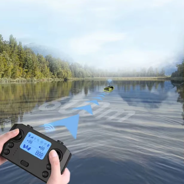 

High Speed 12V Powerful Carp Fishing RC Bait Boat 3KG Loading GPS Bait Boat With Sonar Fish Finder Set