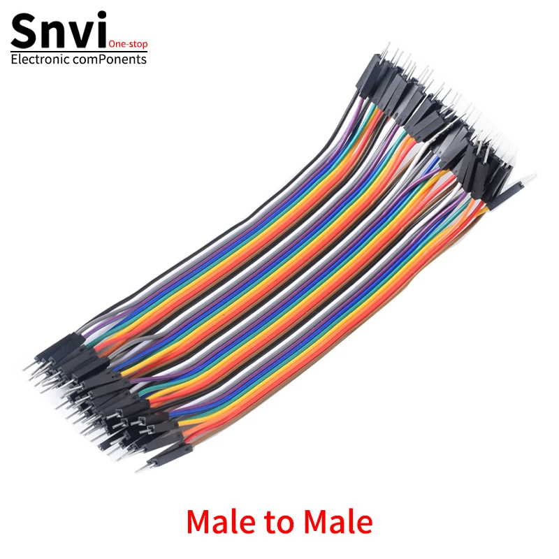 40-Pin Dupont Jumper-Kabel-Set 10cm 20cm 30cm 40cm Stecker zu Stecker Buchse zu Stecker Buchse zu Buchse Dupont-Leitungen für Arduino DIY – Detail 4