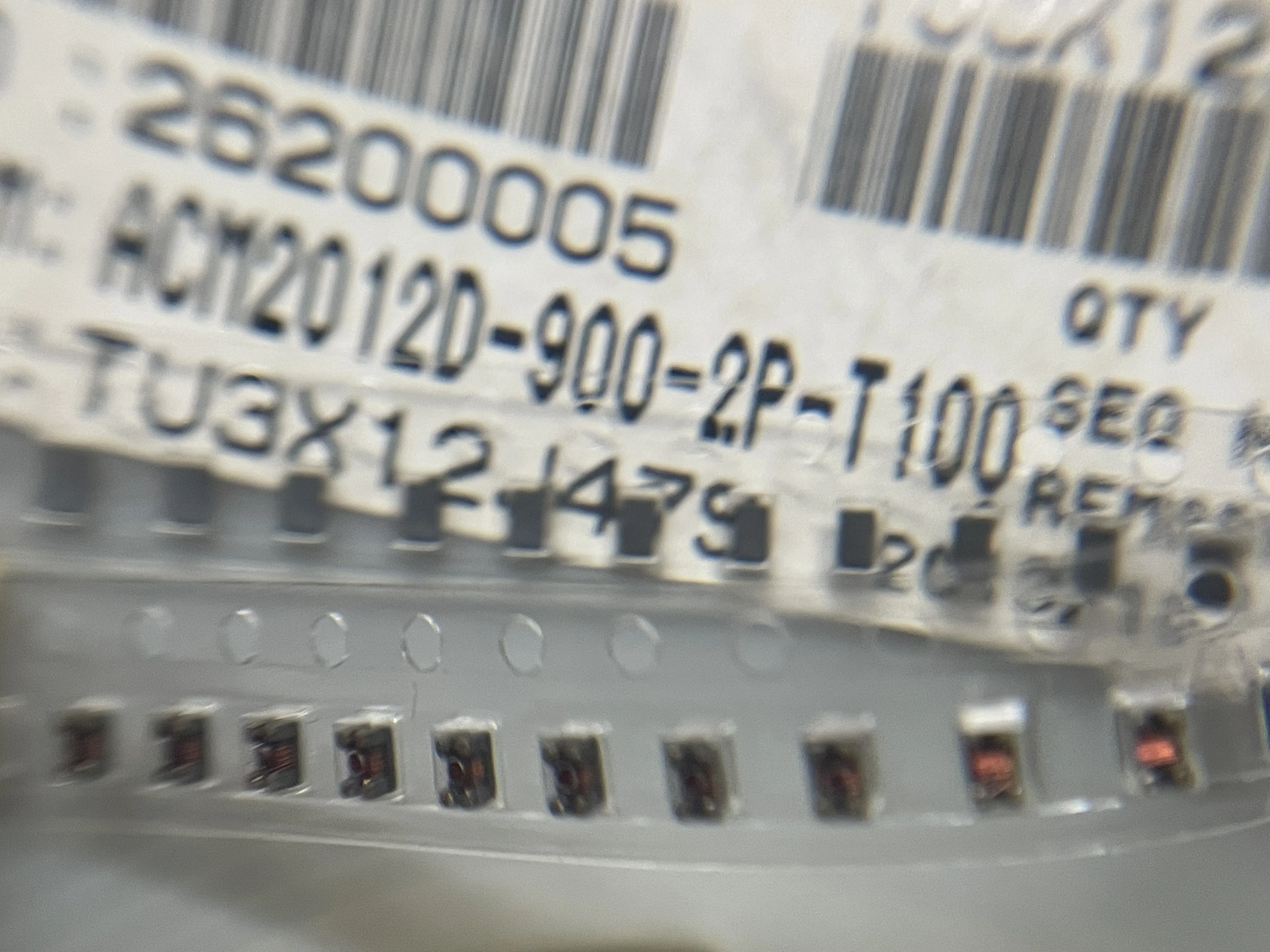 20/lot New Original ACM2012D-900-2P-T100  Common Mode Chokes Dual 0.22uH 90Ohm 100MHz 0.3A 0.3Ohm DCR SMD T/R