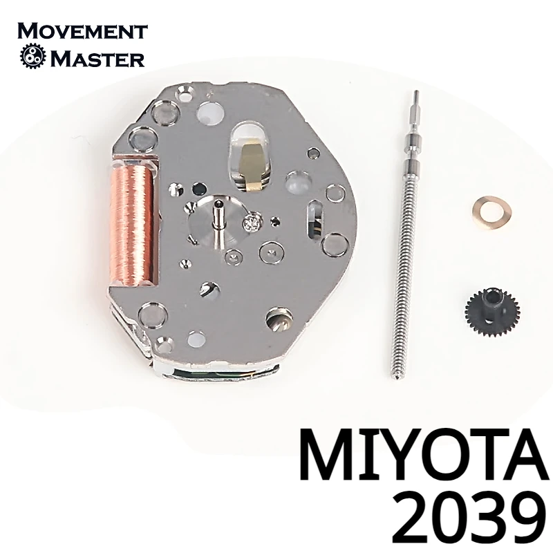 Оригинальный японский механизм MIYOTA 2035, высокая игла, исполнительный механизм 2036, 2033, 2039, кварцевый механизм, часы, запасные части