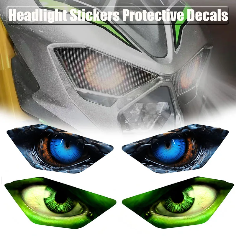 

GEKONG Motorcycle Headlight Stickers Protective Decals Waterproof Head Light Sticker Fit For Z900 Z 900 z900 2025 Accessories