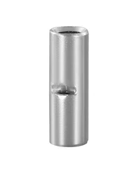 10/50 Non-Insulated Butt Wire Connector Ferrules Electrical Cable Terminal Copper Bare Tinned Crimp Terminal 0.2-35mm2 26-2AWG