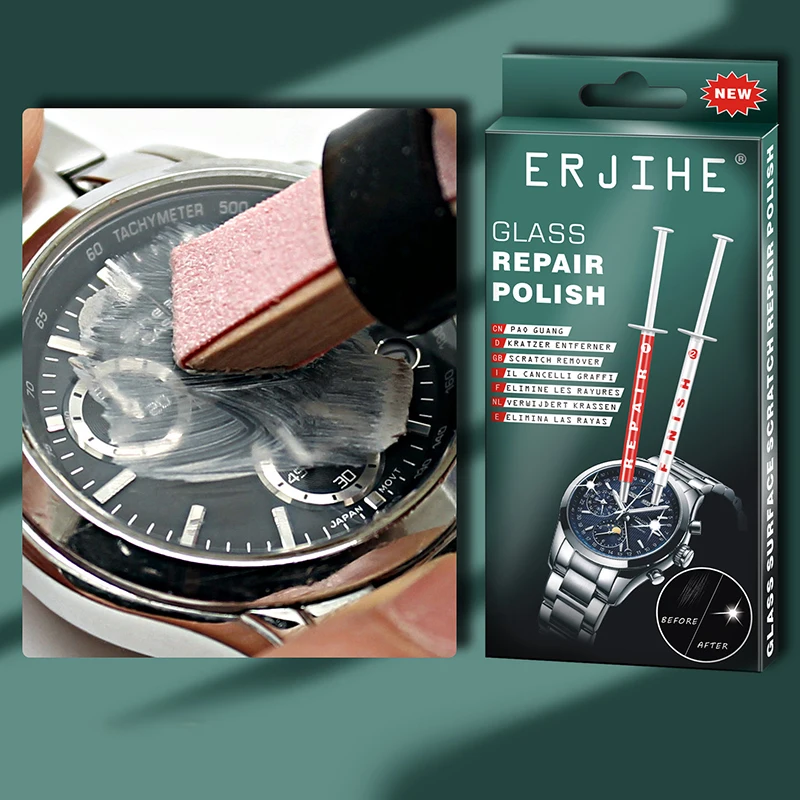 ERJIHE Watch Glass Scratch Repair Paste Sapphire Mirror Scratch Grinding Mineral Glass Polishing Artifact