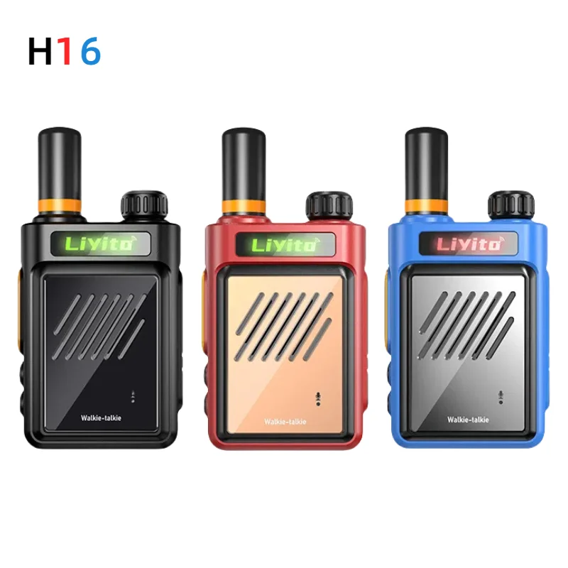 Amateur 5W UHF Long Range Walkie Talkie Mini H16 Matching Baofeng USB Portable Two-way Radio Portable for Camping Hunting Cafe