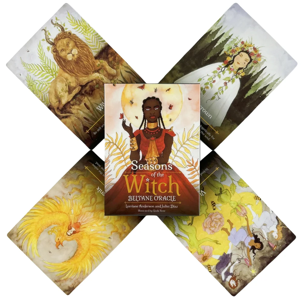 3 Styles Seasons Of The Witch Samhain Oracle Cards A 44 Tarot English Visions Divination Edition Deck Board Playing Games