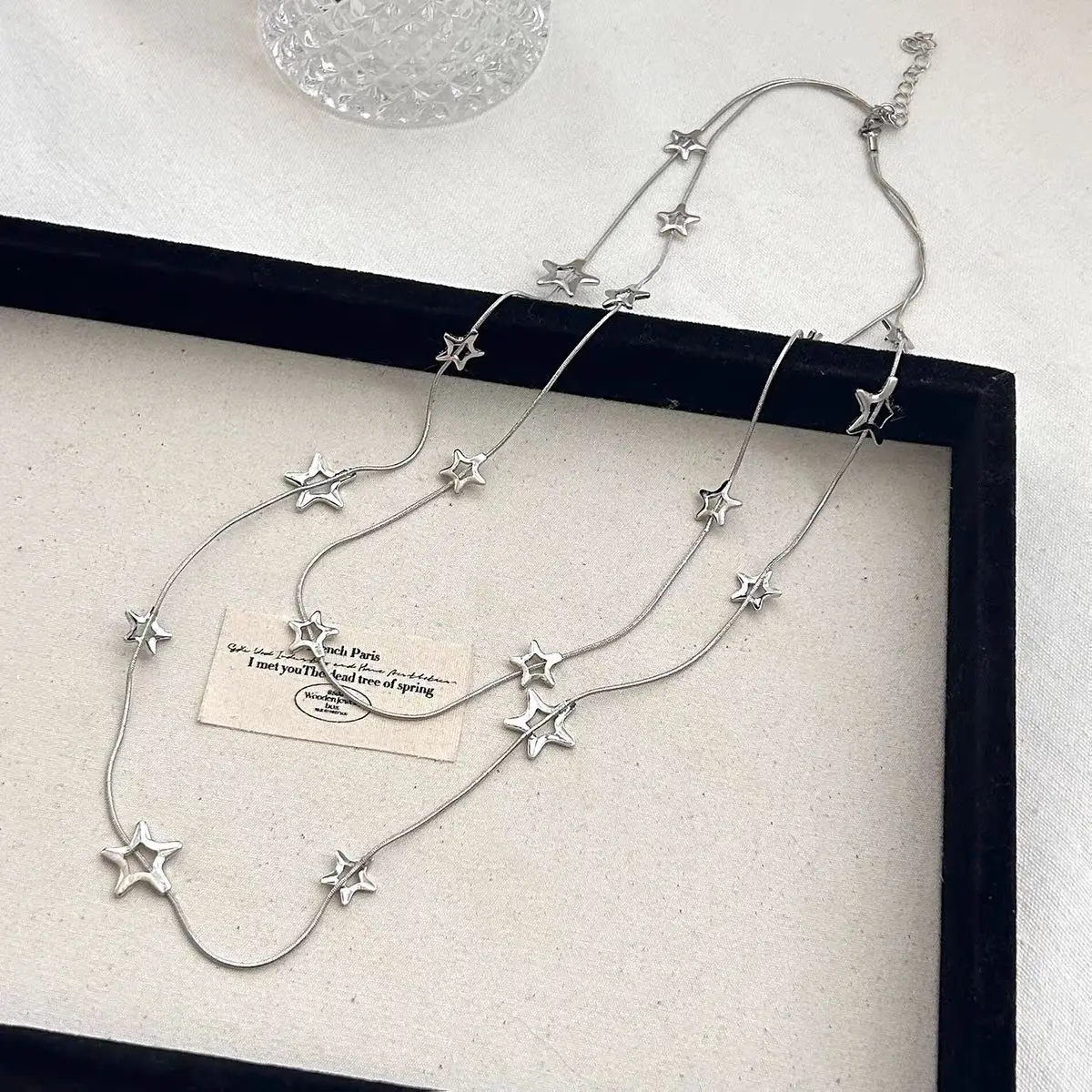 الحد الأدنى فضي اللون ماتي الأفعى العظام سلسلة قلادة للنساء موضة قابل للتعديل سترة طويلة سلسلة فاخرة الرقبة مجوهرات