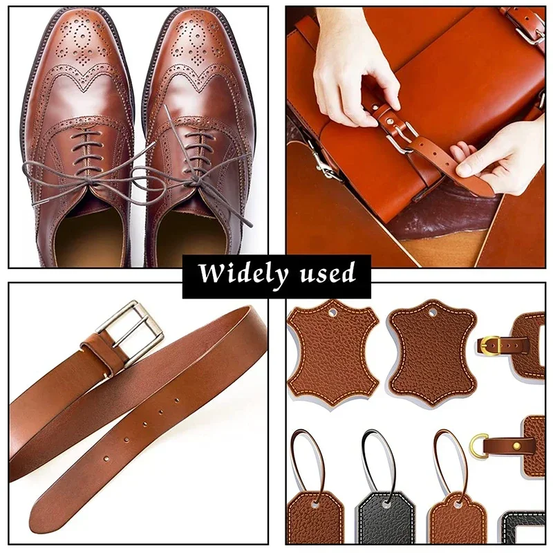 10 Pcs Leather Hole Punch Tool for Leather Crafting Round Hollow Punching Set Watch Bands Belts Working 0.5mm-3.5mm