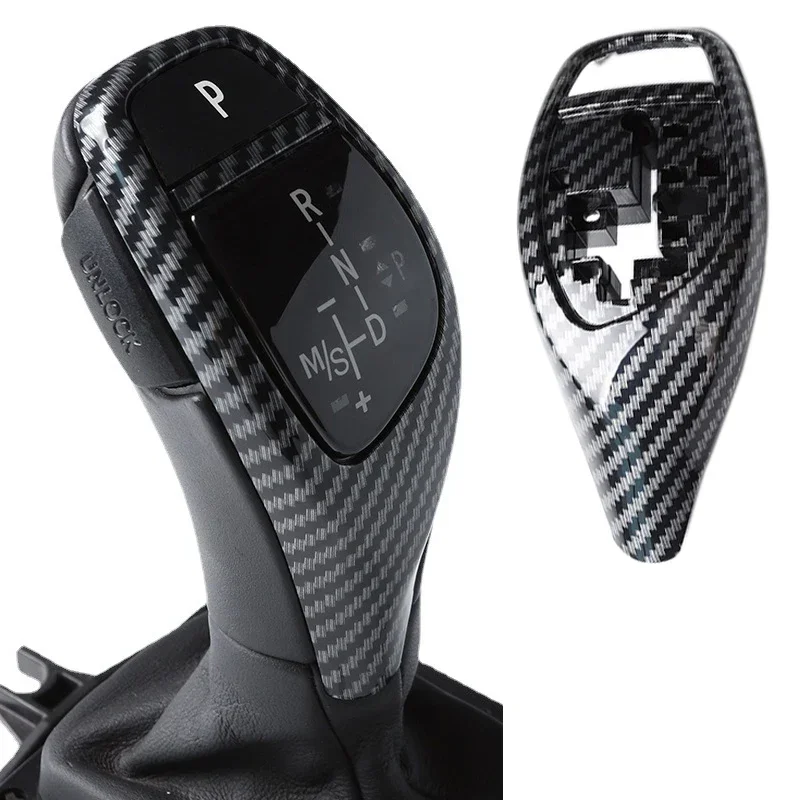 

OLANGDA Carbon Fiber Gear Knob Shift Lever Cover Replacement LHD RHD For BMW Sport For BMW F30 F31 F10 F32 F33 F34 F06 F12 F25 F