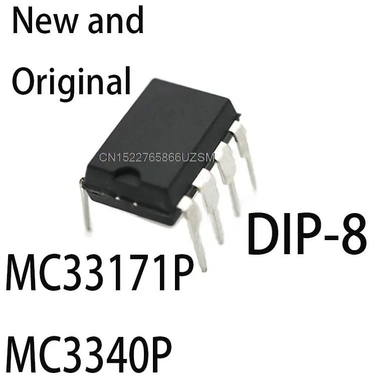 5PCS New and Original DIP MC33171 DIP-8 MC33171PG MC3340 MC33262 MC33171P MC3340P MC33262P MC33172P MC33152P MC33078P MC33039P