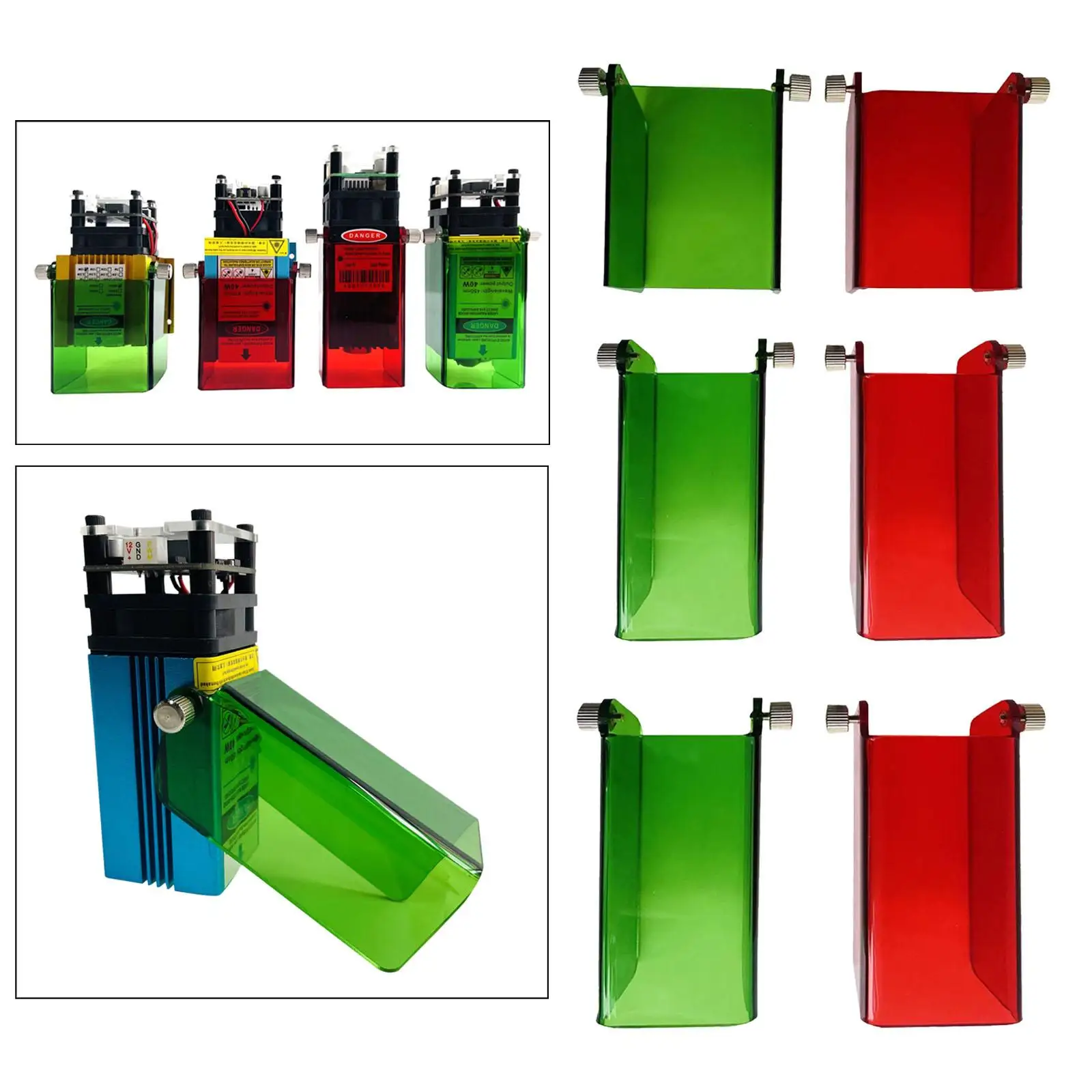 Óculos protetores para CNC Laser Engraving Machine, Módulo Laserhead