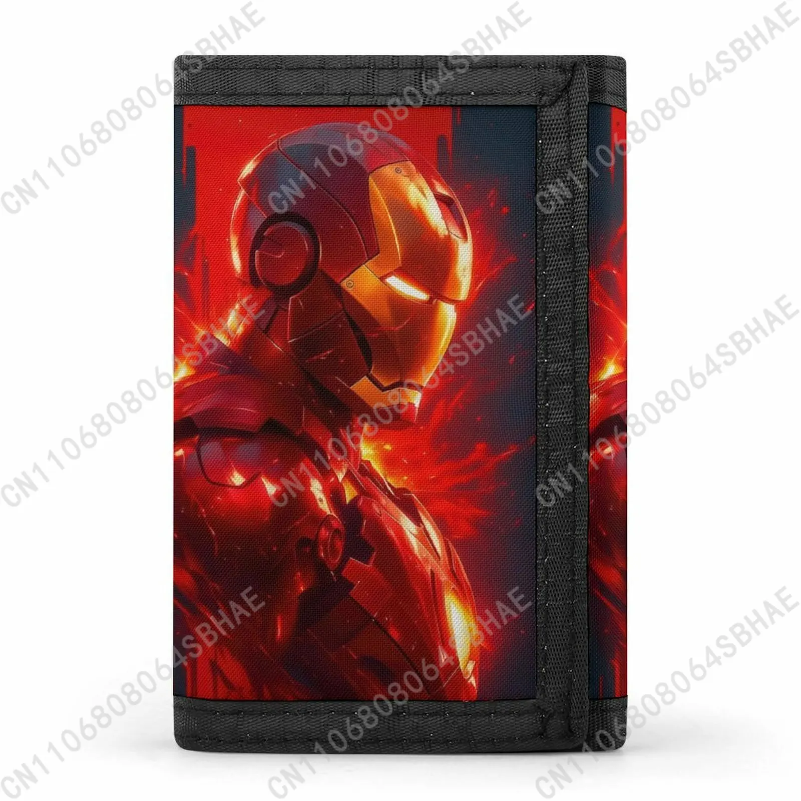 

Marvel Iron Man Tri Fold Wallet Teenage Girls Boys Slim 3 Fold Card Personalized Pattern Purse School Daily Use Cosplay