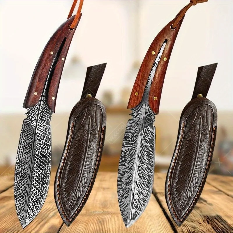 1/2PCS Coltello da cucina in acciaio inossidabile Coltello da macellaio per disossare professionale Mannaia per carne fatta a mano multiuso Frutta verdura