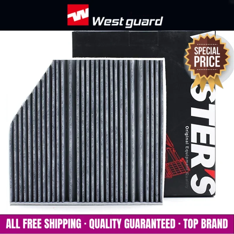 For Mercedes-Benz GLC300 GLC350e G550 CLS450 C43 C63 E63 G63 AMG WESTGUARD Activated Carbon Cabin Air Filter MK7310 CF11855