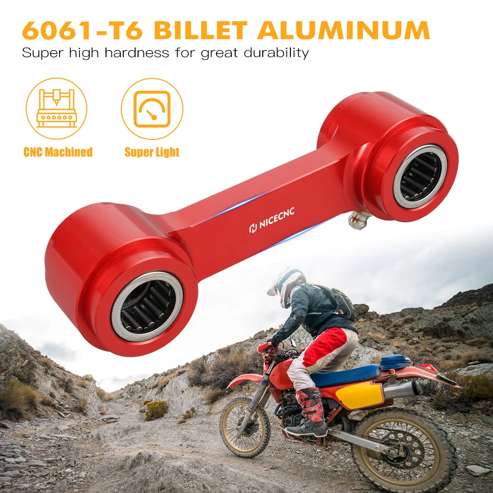 NICECNC 1X 1.18in/30mm Lowering Link Aluminum For Honda XR650L XR 650L 650 L 1993-2025 XR600R XR 600R 600 R 1985-2025 2024 2023