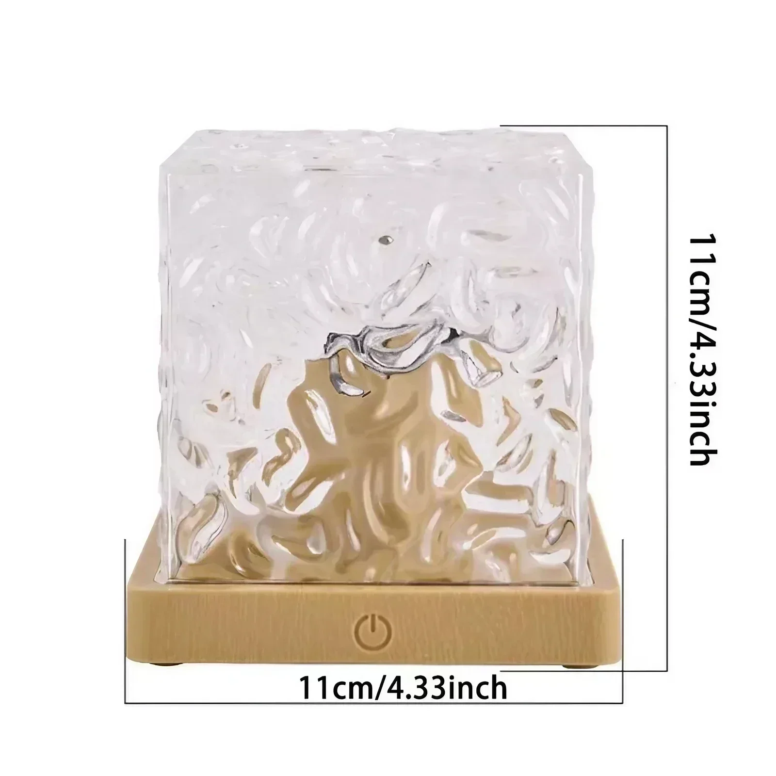 المحيط موجة أورورا كشاف ضوء 16 ألوان ديناميكية الدورية لهب كريستال مصباح مع جهاز التحكم عن بعد RGB عكس الضوء لديكور غرفة المعيشة #6