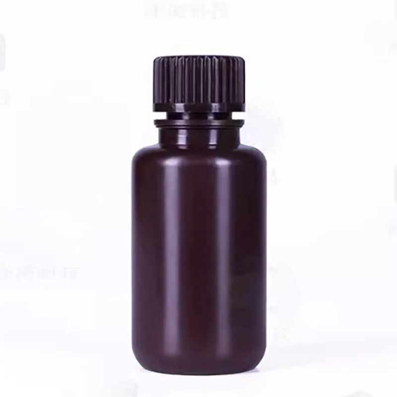 

2000ml HDPE plastic bottle small mouth high density polyethylene bottle light-proof brown bottle high temperature resistance