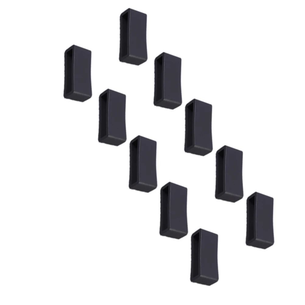 

10pcs Silicone Watch Band Strap Loop Retaining Ring Replacement Parts Durable Retention Holder Accessories For Most Watches