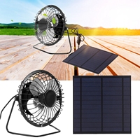 5W  Solar Panel with Portable Cooling Fan Photovoltaic Solar Panel Set For Greenhouse Solar Panel Set Solar  Panel
