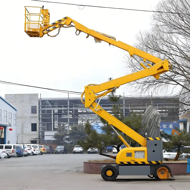 22m Spider Aerial Work Platform Spider Boom Lift Articulating Arm 360 Rotation High Precision for Bridge Inspection