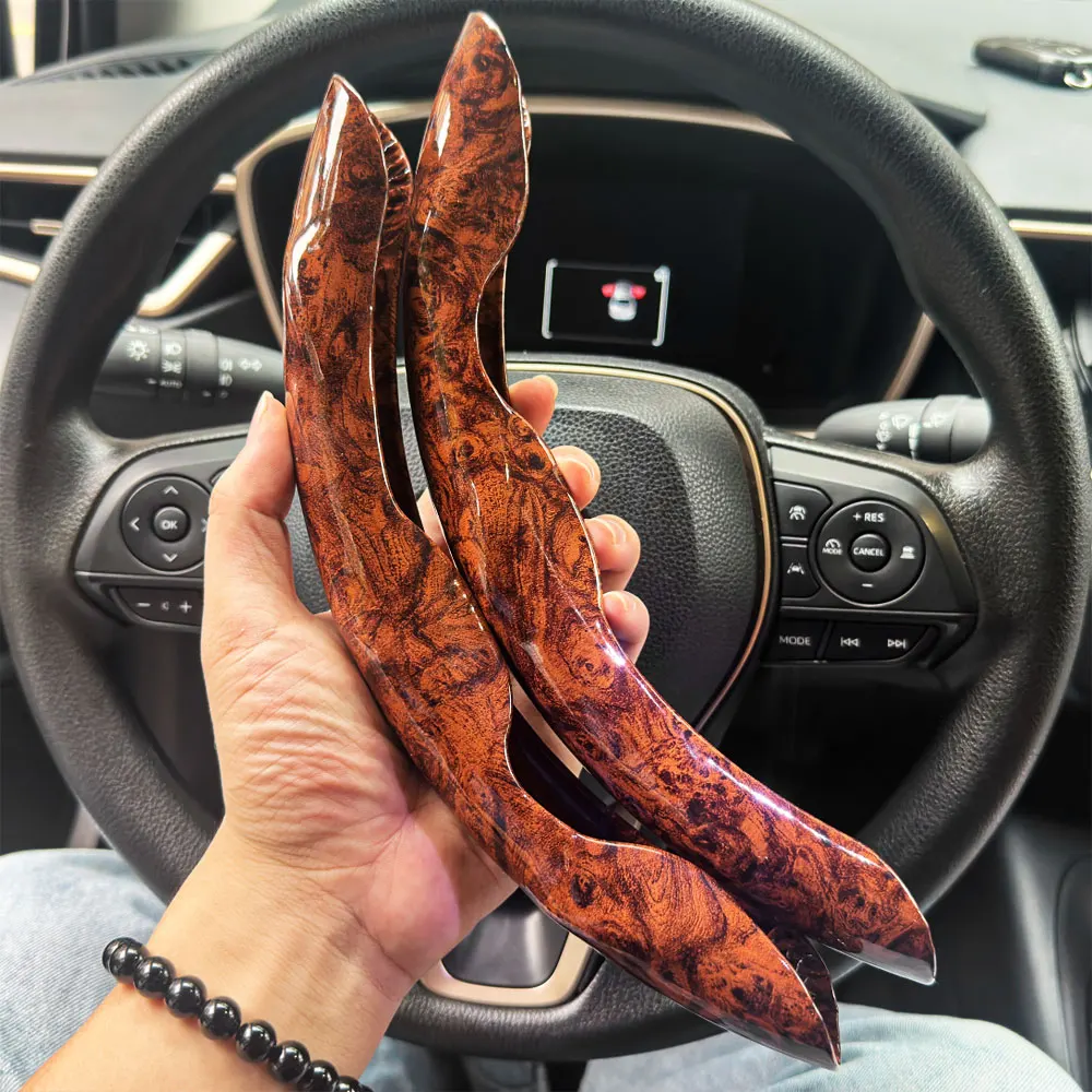 2 fundas antideslizantes para volante de coche, accesorios interiores para Seat Ibiza, León, Arona, Ateca, Tarraco