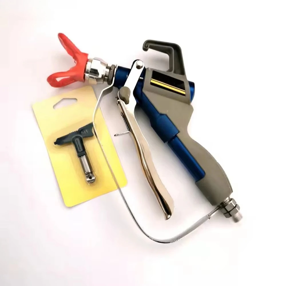 High Pressure Airless Paint Spray Gun Vertical 3600PSI Gun With 517 Tip Nozzle Tip Guard Sprayer Machine Accessories