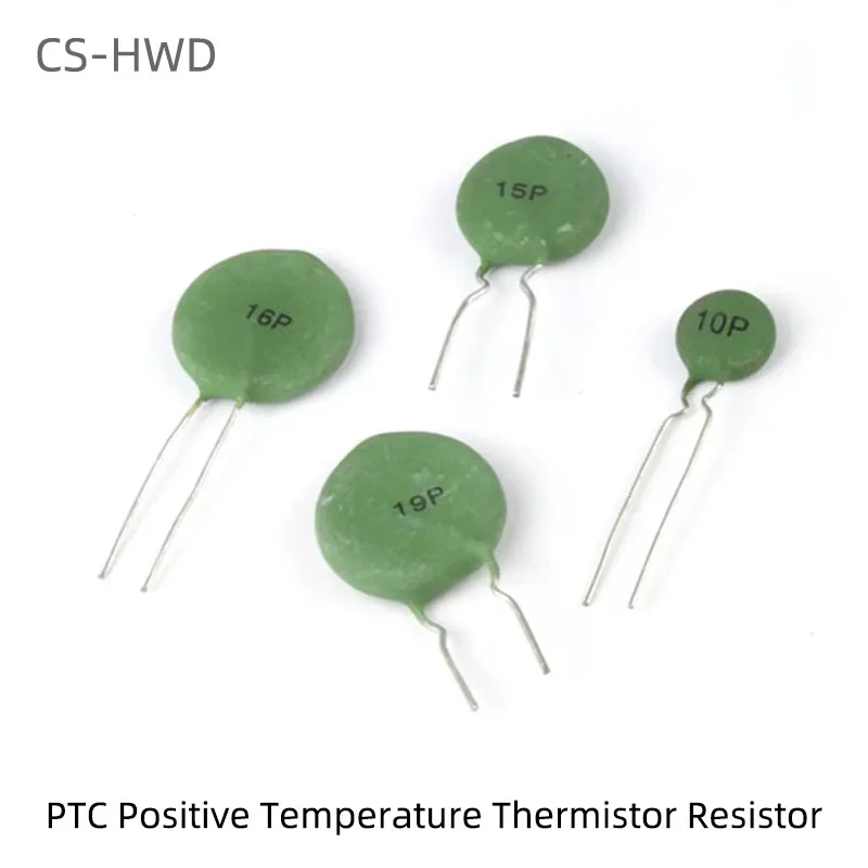 

5PCS PTC Positive Temperature Thermistor Resistor Thermal green 10P/15P/16P/19P SY16P PTC16P PTC15P