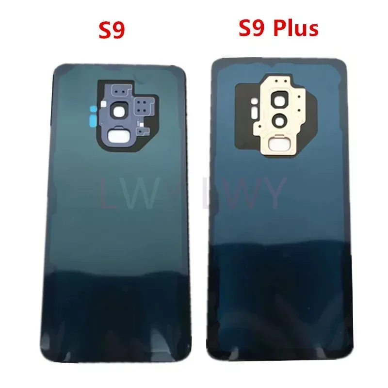 S9 G960 SM-G960F G960FD غطاء البطارية الخلفي لسامسونج غالاكسي S9 زائد s9 + G965 SM-G965F G965FD الخلفي باب زجاجي الإسكان