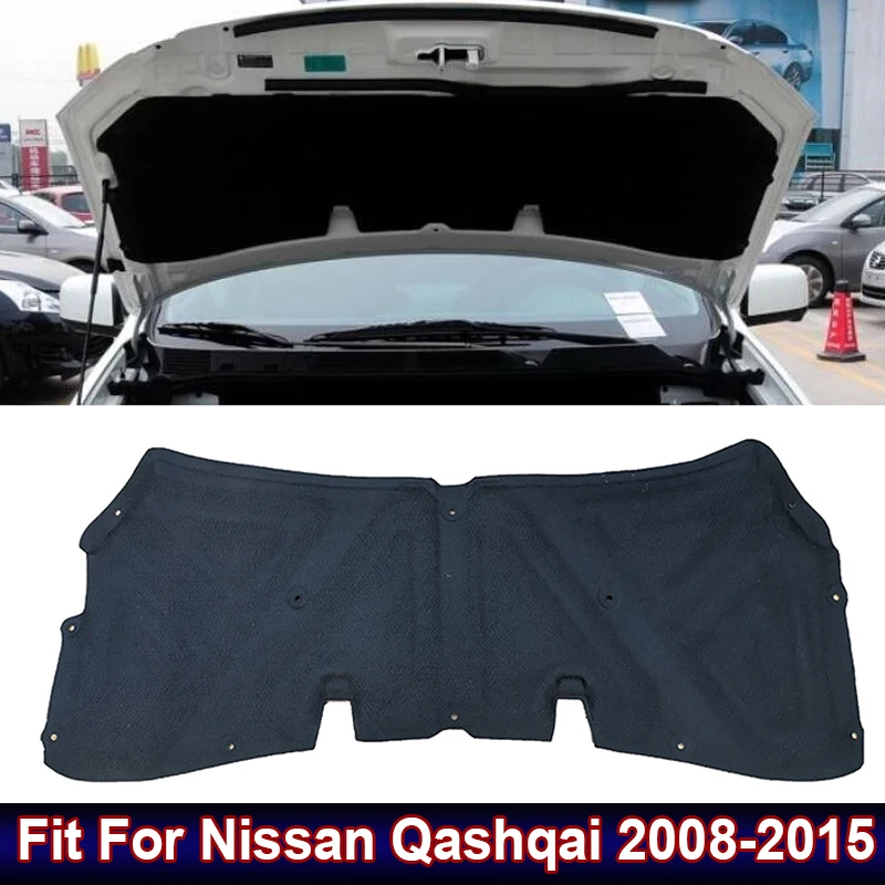 

Car Accessories Insulation Cotton Front Engine Hood Pad Soundproof Heat Insulation Mat Cover Fit For Nissan Qashqai 2008-2015