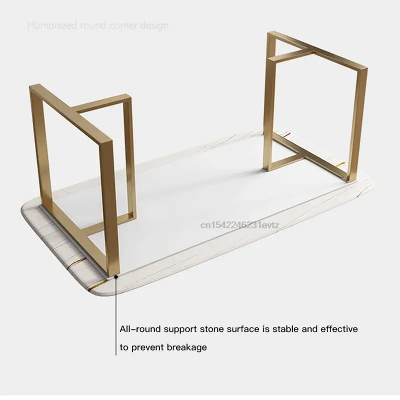 Light Luxury Post-modern Slate Dining Table And Chair Combination Rectangular Home Small Italian Minimalist Kitchen Table