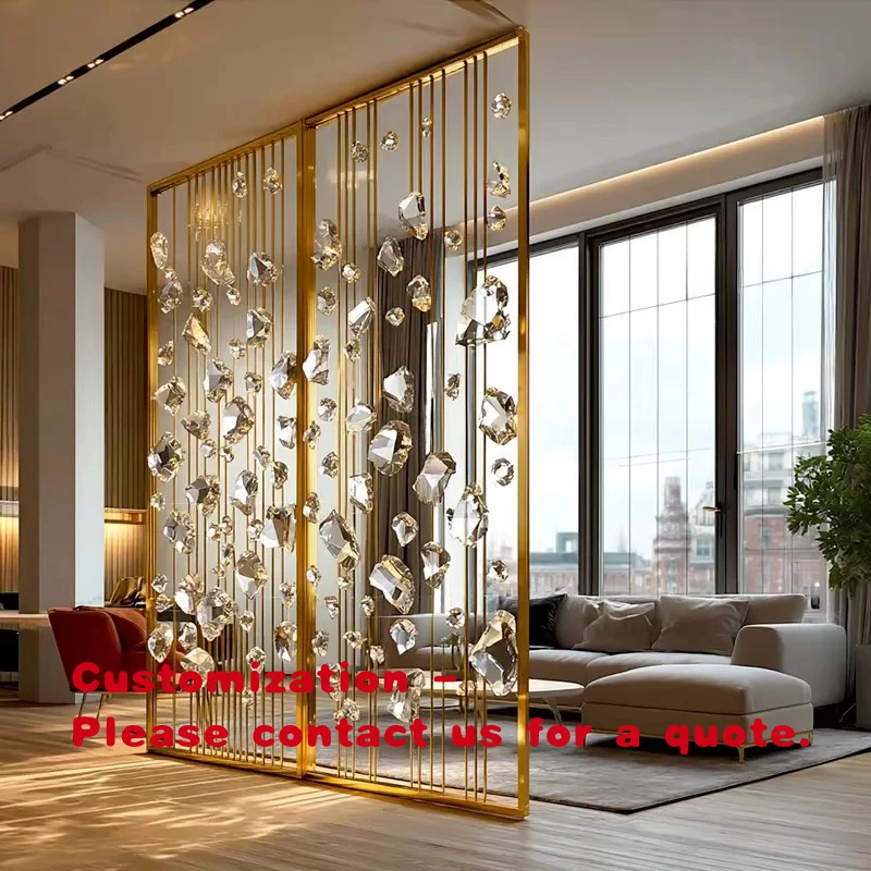 

custom.Custom Gold Modern Stainless Steel Frame Glass Metal Partition Wall Divider Living Room Lobby Partition Desig