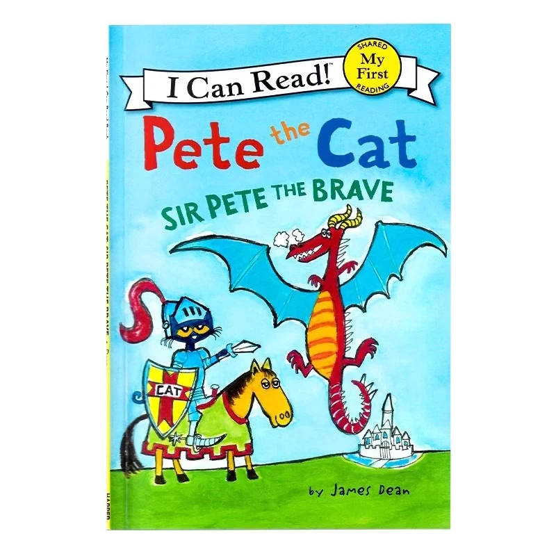 

Pete the Cat: Sir Pete the Brave (My First I Can Read), Children's aged 2 3 4 5 6 English book, Picture Books 9780062404213