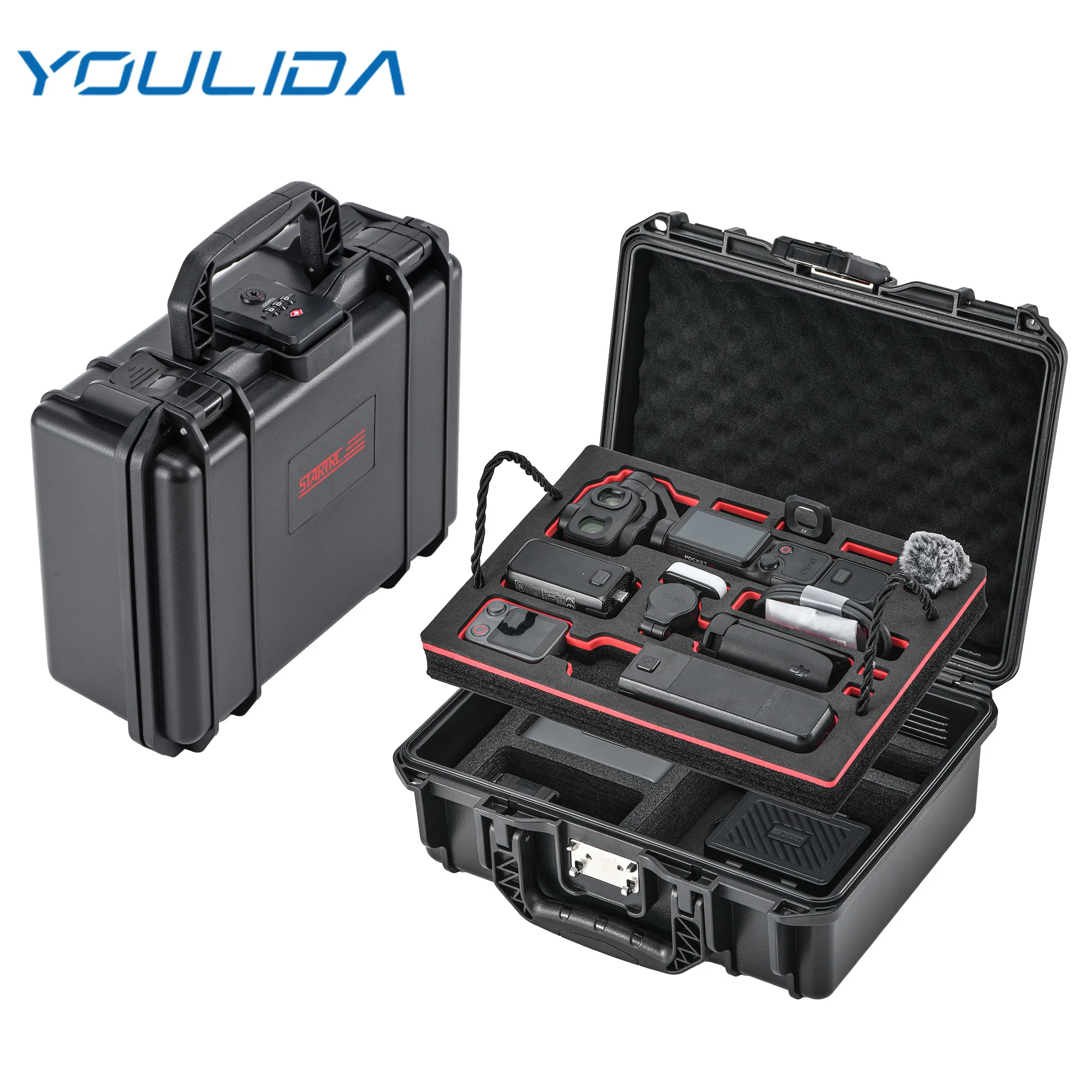 �y�Z�[�����z2�wTSA���b�N���[�P�[�X DJI Osmo Pocket 4P�p �h���ϏՌ��g���x���{�b�N�X �n�[�h�V�F���J�����A�N�Z�T���[�L�������O�P�[�X