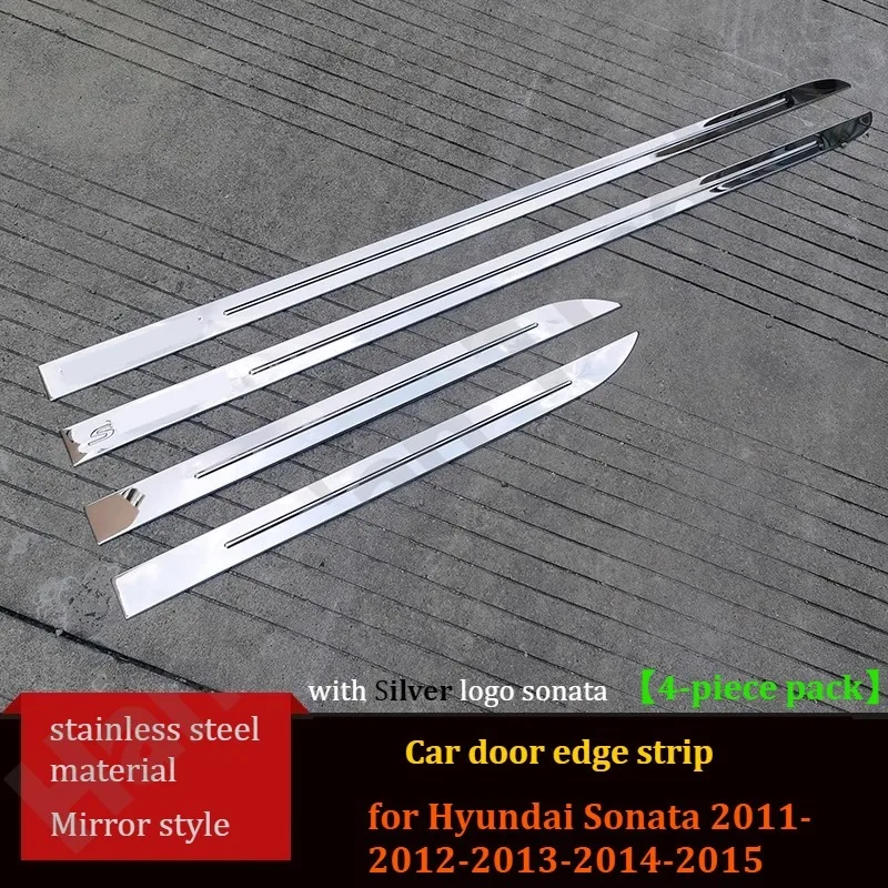 

for Hyundai Sonata 2011-2012-2013-2014-2015 stainless steel body door edge decorative bright strip