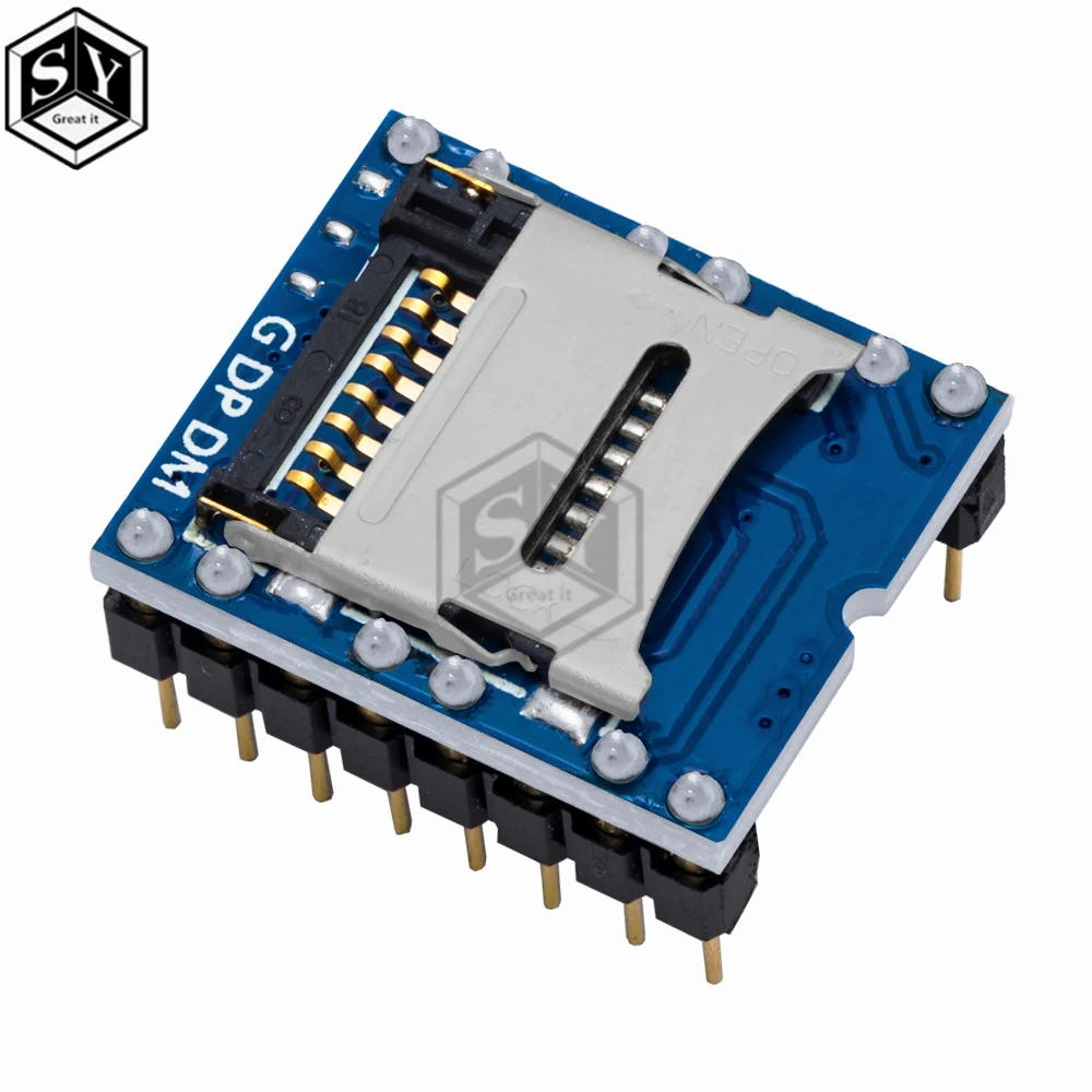 WTV020 WTV020-SD WTV020SD-20SS Mini SD Card MP3 Sound Module voice module For PIC Arduino 2560 UNO R3 WTV020-SD-16P