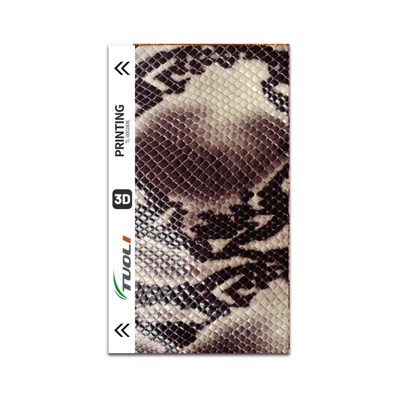 TuoLi Multiple Pattern Phone Back Decorative Snake 3D Relife Film Sheet Skin Texture Mobile Skin TL168 TL518 Cutting Machine