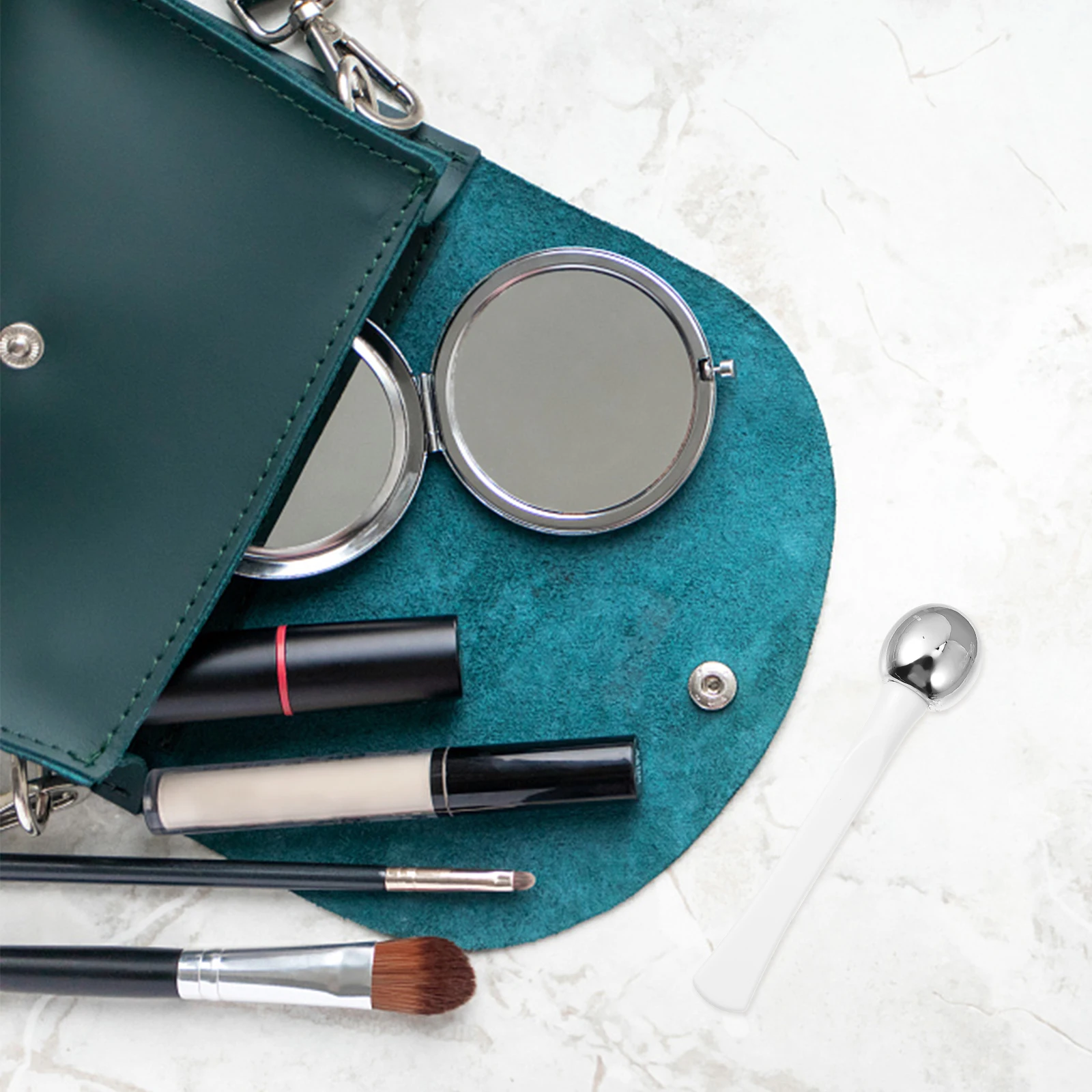 

6pcs Bar Massaging Rod Skin Care Massager for Massaging Rod Face Cream Applicator Black Portable Tools