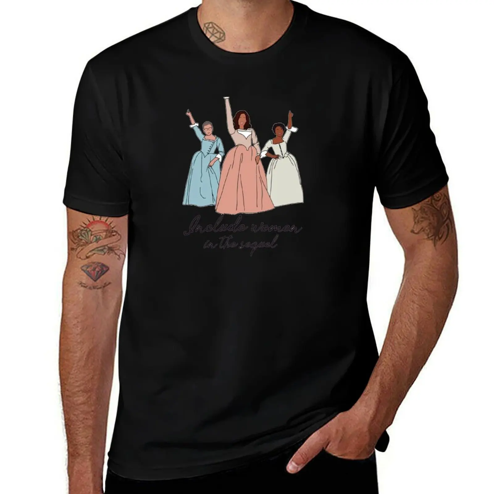 Include women in the sequel T-Shirt t shirt man cotton T-Shirt