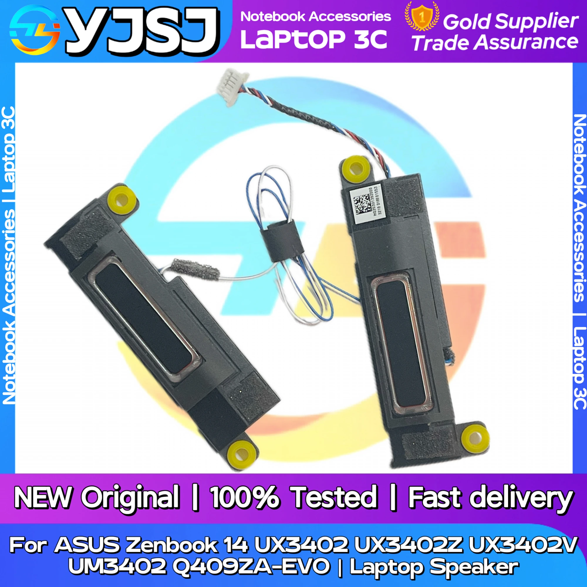 New Original Laptop Notebook Audio Speaker For ASUS Zenbook 14 UX3402 UX3402z UX3402Z UM3402 UM3402Y built-in speaker horn audio