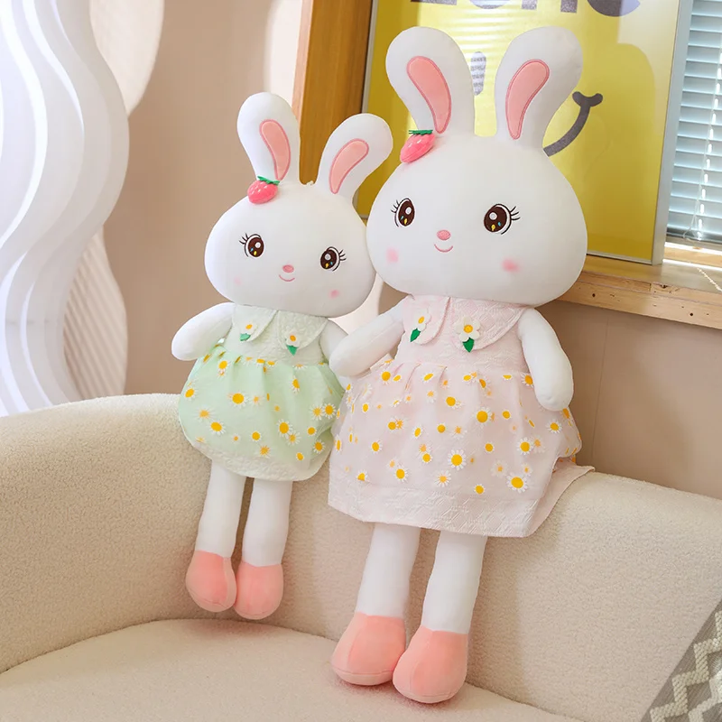 Hot Lovely Skirt Rabbit Plush Toy Soft Stuffed Animal Kids Bunny Sleeping Cute Cartoon Dolls Children Birthday Gift