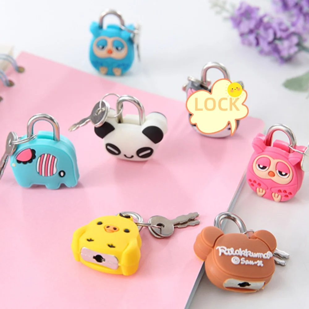 Lock-Padlock Drawer-Cabinet Backpack Suitcase Luggage Metal Mini Cute Handbag Cartoon For Traveling Outdoor Backpack Security