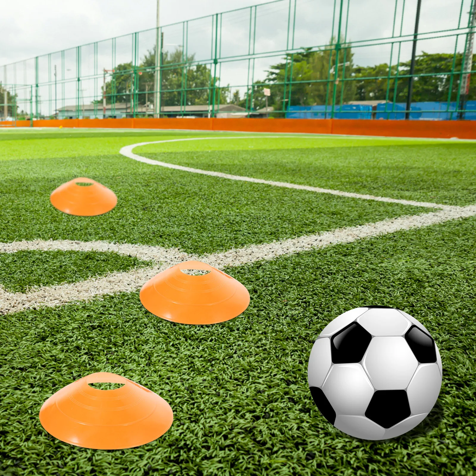 Football Training Cone - 1 Set Kerucut Latihan Sepak Bola