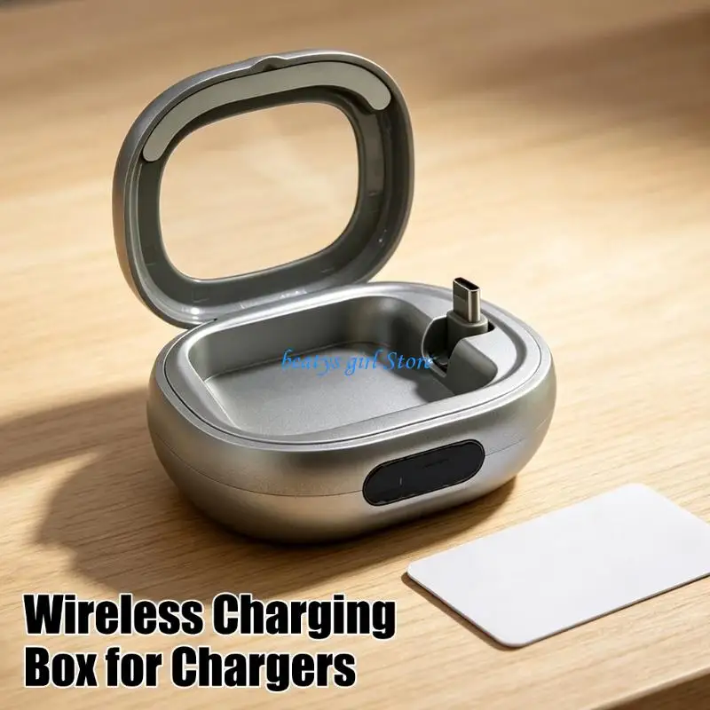 C7AB Portable Backup Battery Charging Box For Rings Gen 4 & 3 Charging Case Featuring 2000mAh Capacity And Safety Protections