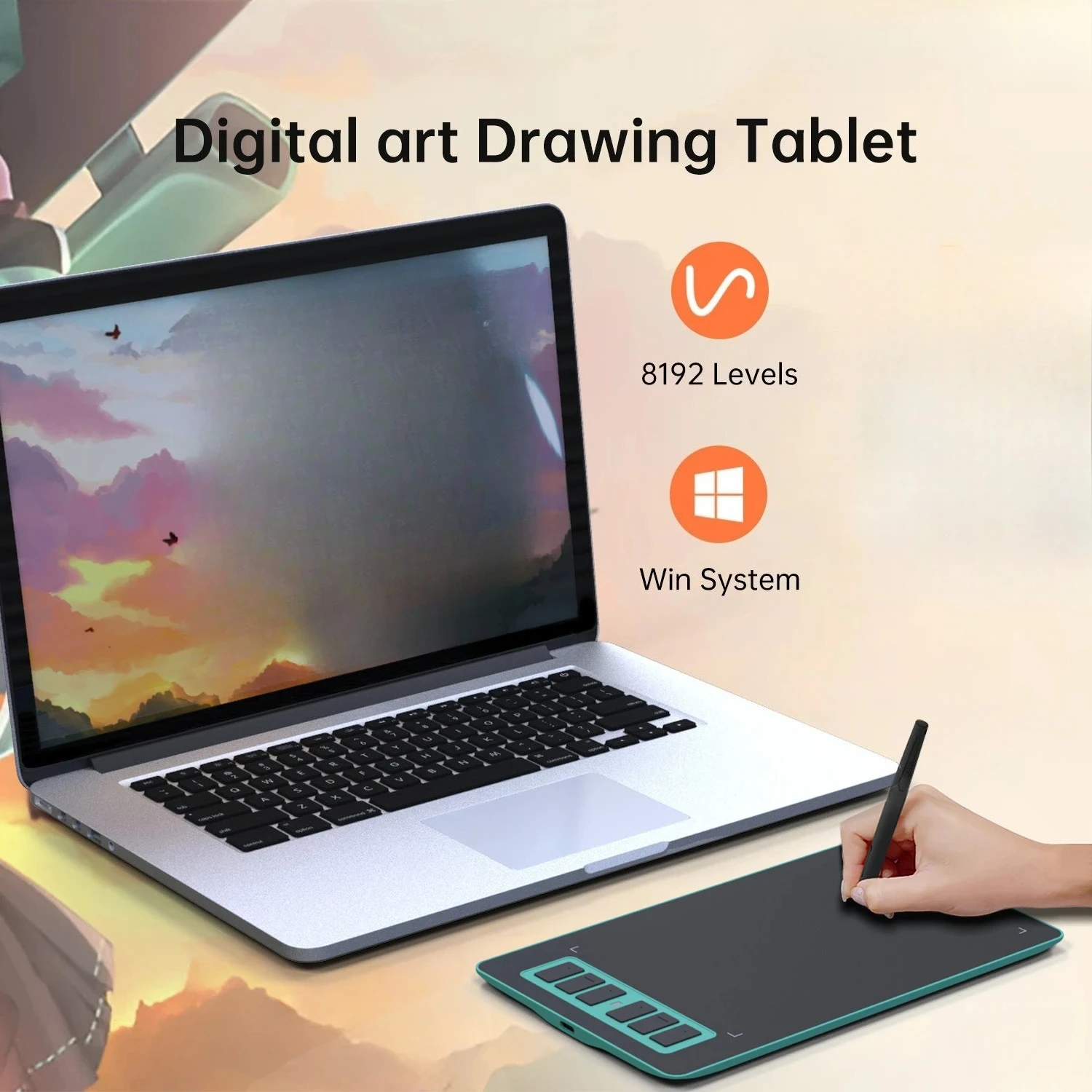 P1-640 drawing board 6X4 inch tablet hand-drawn board mobile phone computer writing
