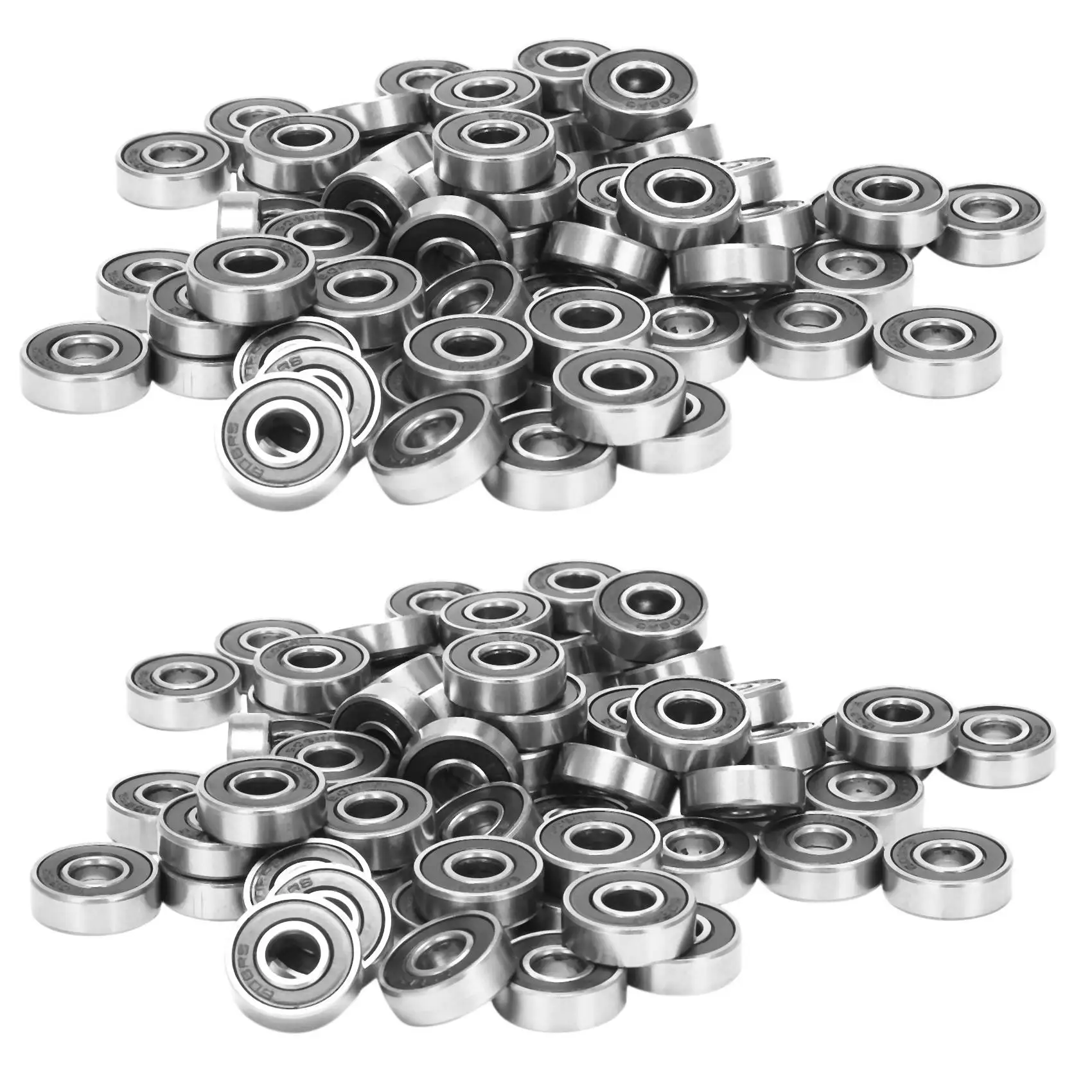 A69e120pcs/Set 608 2RS Ball Bearing ABEC-5 8X22X7 Mm Deep Groove Carbon Steel Sealed Ball Bearings