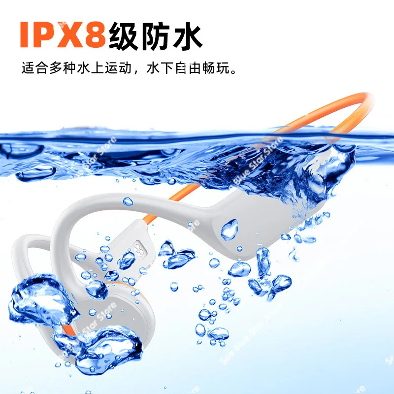 Wireless Bluetooth HeadsetCross-border Swimming Headset Listening To Music with 32g Memory Long Battery Life Bone Conduction