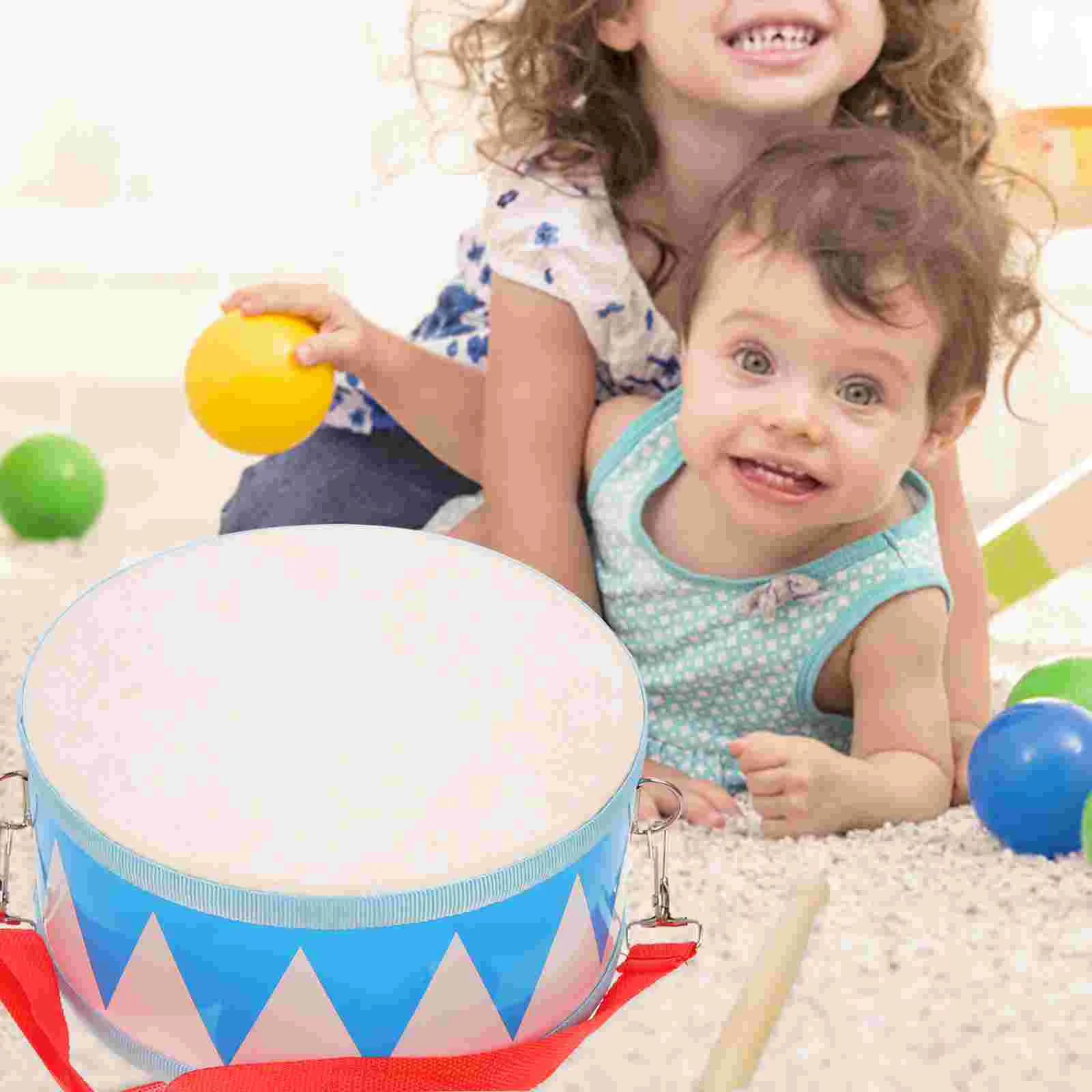 Tambor de percusión para niños, instrumento de ruleta, juguetes para niños pequeños, educación Musical para niños