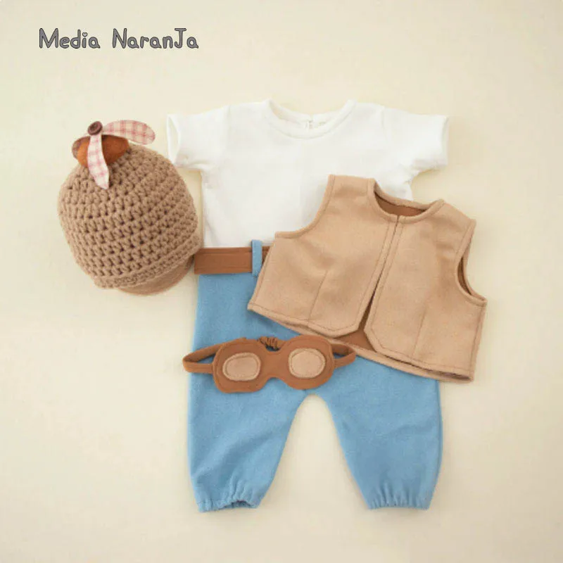 newborn-photography-props-baby-boy-girl-aviator-outfit-hat-goggles-romper-vintage-pilot-costume-infant-photo-shoot-clothes