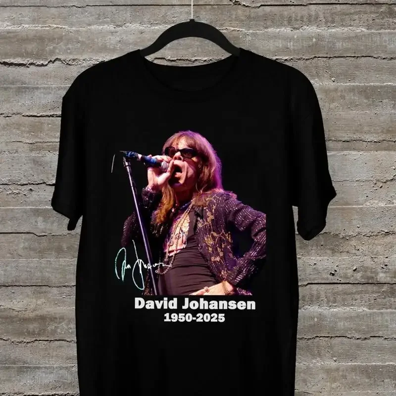 Remembering David Johansen 1950 2025 New York Dolls Black All Size T Shir T shirt