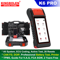 KINGBOLEN K6 PRO All System Car diagnostic Tools 26 Reset TPMS Programming ECU Coding DOIP CAN FD Battery Test with printer