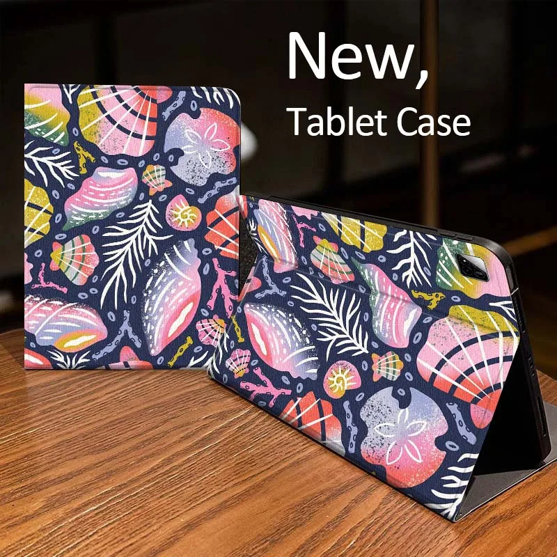 

Cartoon Leaf Pattern Design Case For Xiaomi Mi Redmi Pad 2 4 5 7S 6S 6 7 8 Plus SE Pro K 2025 inch 8.7 11 Tablet